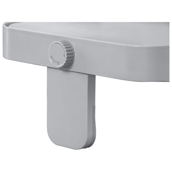 Bestway 60337 Lay-Z-Spa Xtras Vassoio Portaoggetti 4 in 1 Supporto Bevande Tablet Regolabile Universale colore Grigio