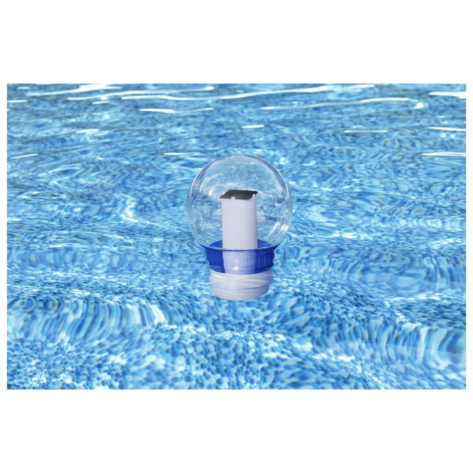 Bestway 58699 SolarSphere Erogatore di Cloro LED Solare 6 Pastiglie max 7,6 cm