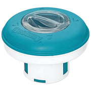 Bestway 58769 Dosatore Galleggiante Cloro e Bromo per Piscina fino a 3 pastiglie 16 cm colore Bianco Blu