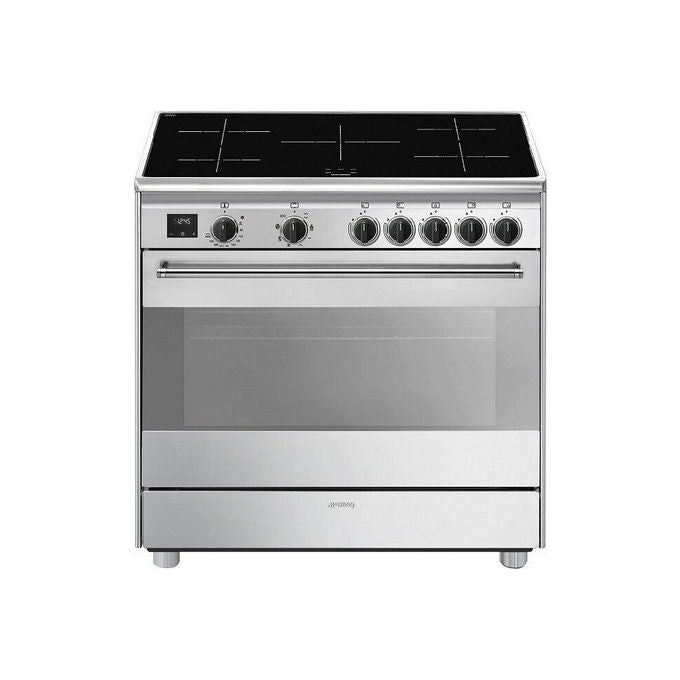 De'Longhi DGVX96SG Cucina a Gas Libera Installazione 5 Fuochi Forno Gas Ventilato 115 L Grill Elettrico Classe A (90x90x60 cm) colore Inox