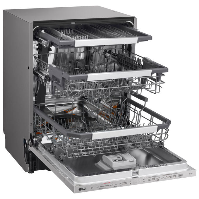 LG DB597TXS Serie 5 Lavastoviglie Incasso 14 coperti Classe A 43 dB QuadWash TrueSteam Wi-Fi (82x60x55 cm) colore Noble Steel