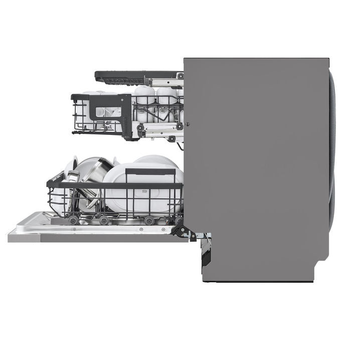 LG DB597TXS Serie 5 Lavastoviglie Incasso 14 coperti Classe A 43 dB QuadWash TrueSteam Wi-Fi (82x60x55 cm) colore Noble Steel