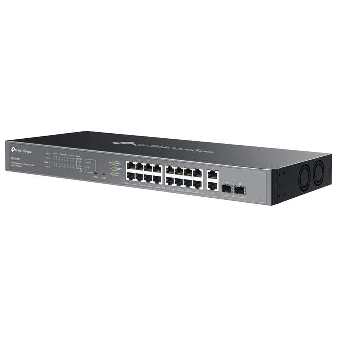 TP-Link ES220GMP Omada Switch Gestito L2 20 porte Gigabit 16 PoE+ 250W 2 SFP Cloud colore Nero