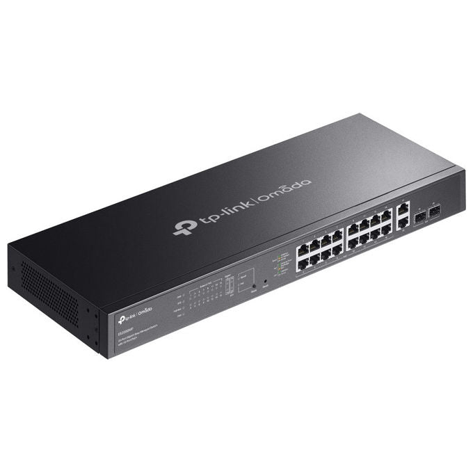 TP-Link ES220GMP Omada Switch Gestito L2 20 porte Gigabit 16 PoE+ 250W 2 SFP Cloud colore Nero