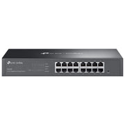 TP-Link ES216G Omada Switch di Rete Gestito L2 16 Porte Gigabit Ethernet Fanless Montaggio Rack colore Nero