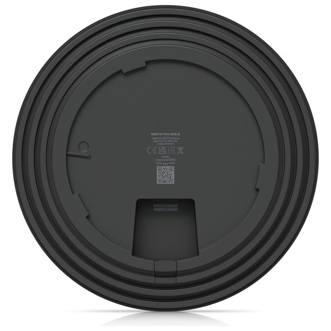 Ubiquiti U7-PRO-XGS-B UniFi U7 Pro XGS Access Point Wi-Fi 7 Tri-band 8600 Mbit-s PoE++ 10G 500 utenti colore Nero