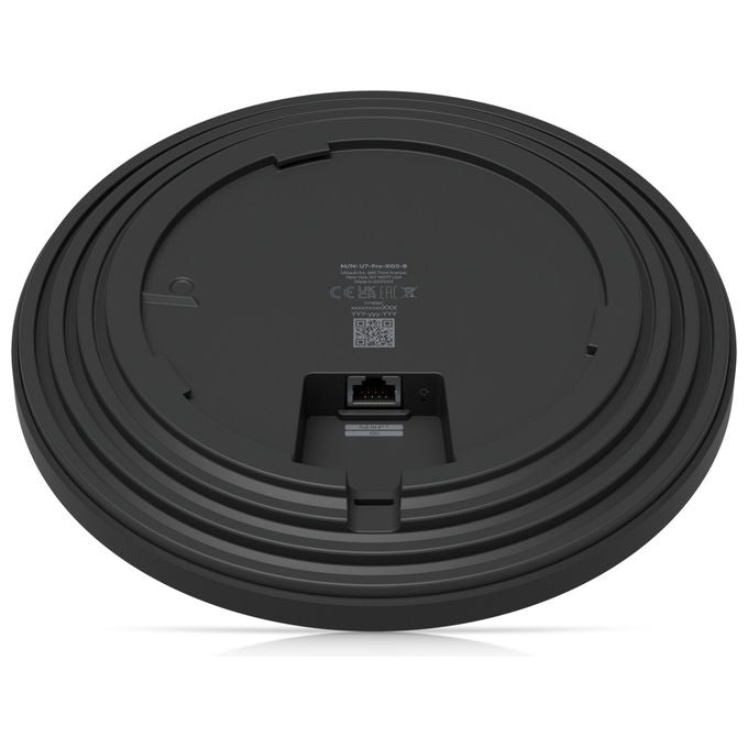 Ubiquiti U7-PRO-XGS-B UniFi U7 Pro XGS Access Point Wi-Fi 7 Tri-band 8600 Mbit-s PoE++ 10G 500 utenti colore Nero