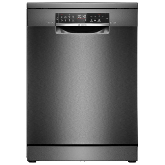 Bosch SMS6ECC12E Serie 6 Lavastoviglie Libera Installazione 14 coperti Classe A 42 dB Wi-Fi Home Connect (85x60x60 cm) colore Nero