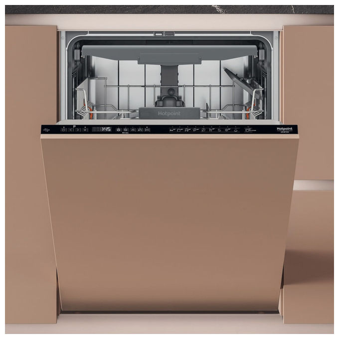 Hotpoint HA6IB16B2M6L0 Lavastoviglie Incasso 16 coperti Classe B 38 dB ActiveDry Aquastop (82x59,8x55,5 cm) colore Nero