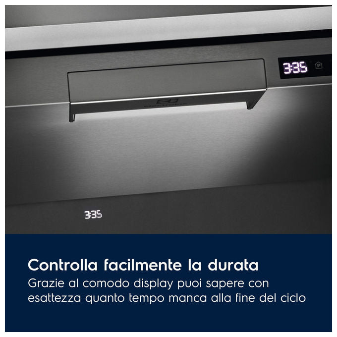 Electrolux EEZ68600W Serie 800 Lavastoviglie Incasso Totale 14 coperti Classe A 43 dB AirDry SprayZone Wi-Fi (82x60x56 cm) colore Nero