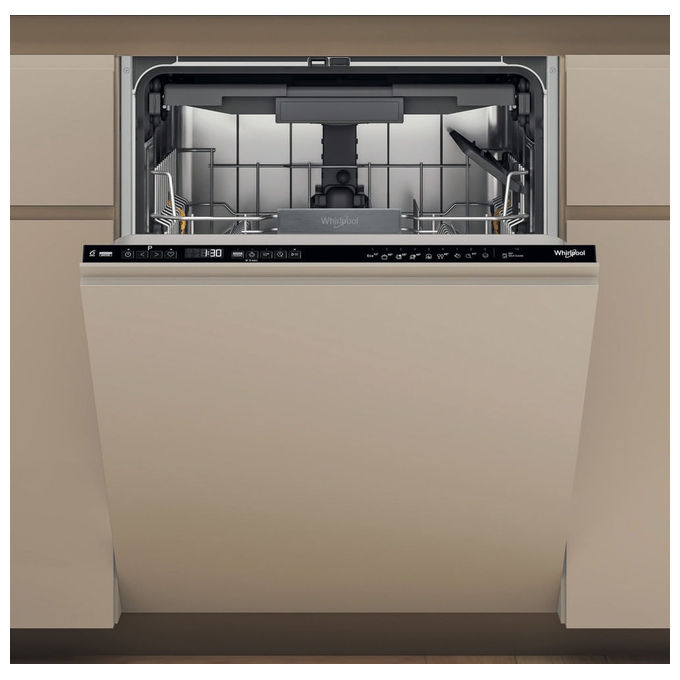 Whirlpool WH7IA15AM6L0 MaxiSpace Lavastoviglie da Incasso 15 coperti Classe A 38 dB Aquastop NaturalDry (82x60x56 cm) colore Nero