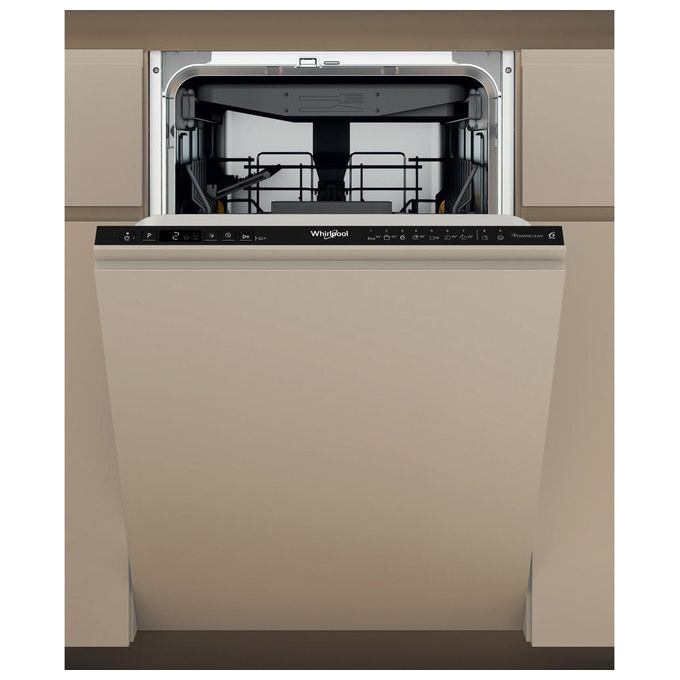 Whirlpool WH6IC11BS7LA0 Lavastoviglie Da Incasso 11 coperti Classe C 41 dB Aquastop Pannellabile (82x45x55 cm)