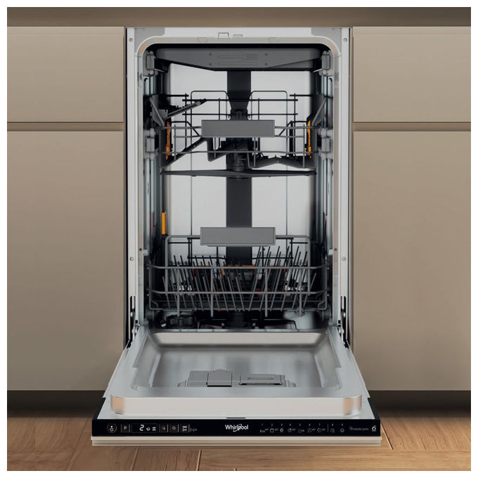 Whirlpool WH6IC11BS7LA0 Lavastoviglie Da Incasso 11 coperti Classe C 41 dB Aquastop Pannellabile (82x45x55 cm)