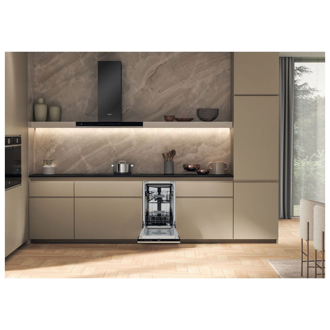Whirlpool WH6IC11BS7LA0 Lavastoviglie Da Incasso 11 coperti Classe C 41 dB Aquastop Pannellabile (82x45x55 cm)