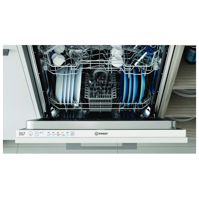 Indesit IN2IE14CNP80 Lavastoviglie Incasso a Scomparsa Totale 14 coperti Classe E 49 dB PushandGo 5 programmi (82x60x56 cm) colore Bianco