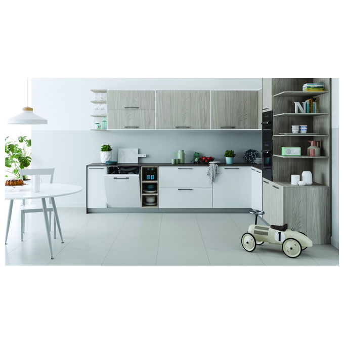 Indesit IN2IE14CNP80 Lavastoviglie Incasso a Scomparsa Totale 14 coperti Classe E 49 dB PushandGo 5 programmi (82x60x56 cm) colore Bianco