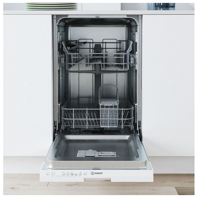 Indesit IN2IKE107 Lavastoviglie Incasso 10 coperti Classe E 47 dB PushandGo 5 programmi (82x45x55 cm) colore Bianco