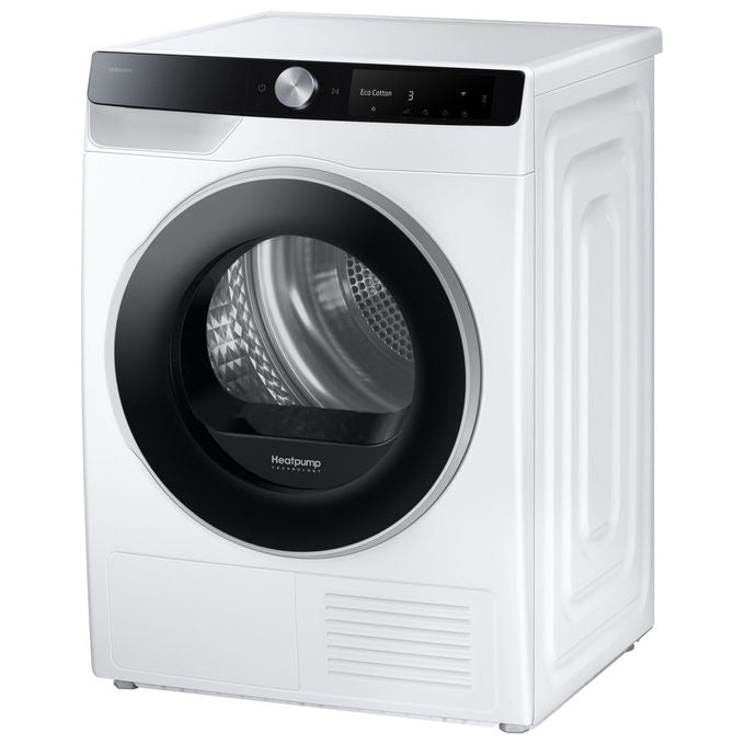 Samsung DV90DG6845LKU3 Serie 6 Asciugatrice Pompa di Calore 9 Kg Classe A AI Control Wi-Fi OptimalDry (85x60x60 cm) colore Bianco