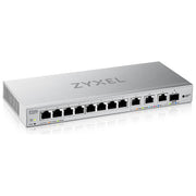 Zyxel XGS1250-12-ZZ0102F Switch Gestito L2 12 Porte 8x 1G 3x 10G 1x SFP+ 96 Gbit-s Fanless colore Grigio