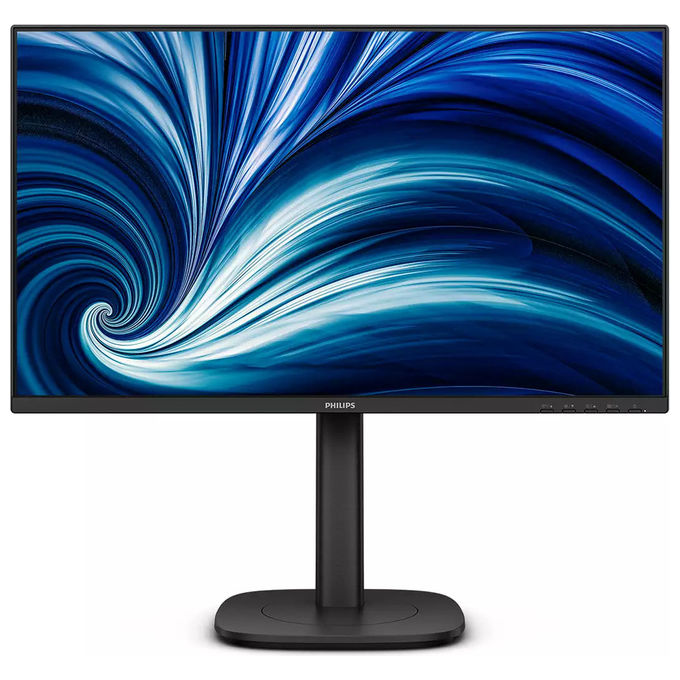 Philips 24B2U3301-00 Serie 3000 Monitor PC 23.8'' Full HD IPS 120Hz USB-C 90W Hub USB 3.2 LAN HDMI DP VESA colore Nero