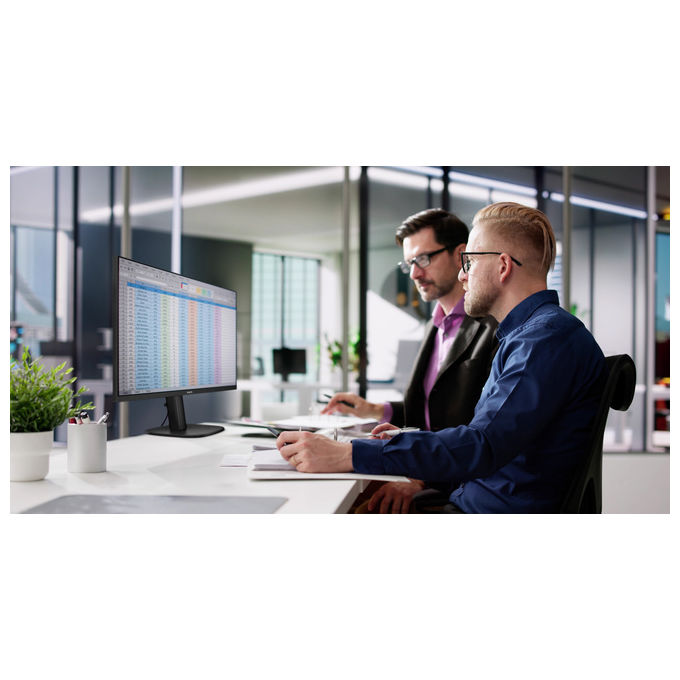 Philips 24B2U3301-00 Serie 3000 Monitor PC 23.8'' Full HD IPS 120Hz USB-C 90W Hub USB 3.2 LAN HDMI DP VESA colore Nero
