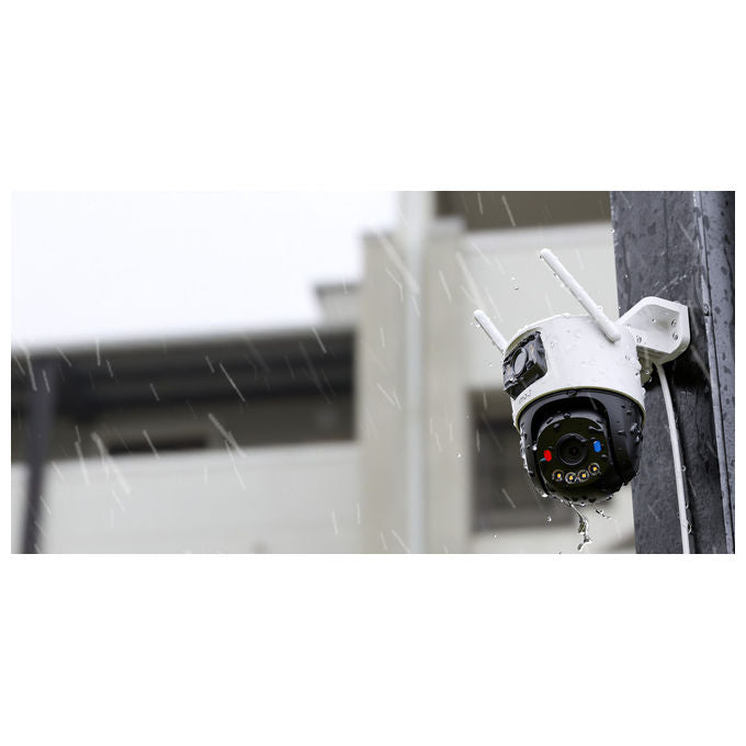 Imou IPC-S7XEP-10M0WED Cruiser Dual 2 Telecamera IP Esterno 10MP Wi-Fi 6 PTZ Doppia Lente Visione Notturna 30m Sirena 110 dB colore Bianco