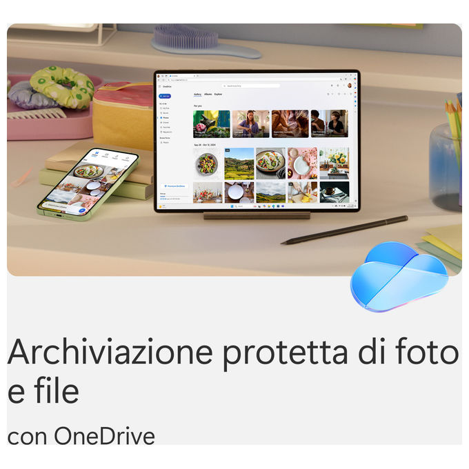 Microsoft EP2-32448 365 Personal Suite Office Abbonamento 1 Anno 1 TB OneDrive Word Excel PowerPoint Italiano