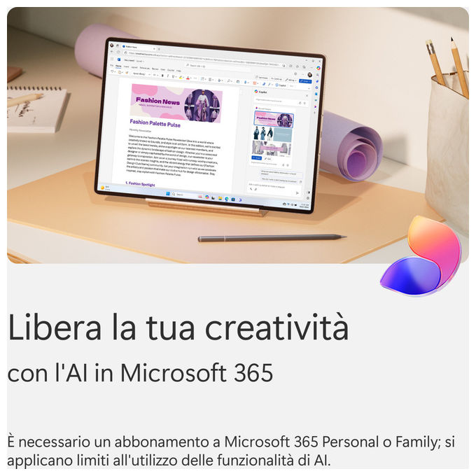 Microsoft EP2-32448 365 Personal Suite Office Abbonamento 1 Anno 1 TB OneDrive Word Excel PowerPoint Italiano