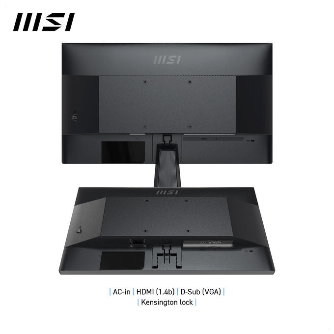 MSI PRO MP225V Monitor PC 21.4'' Full HD VA 100Hz 4ms HDMI VGA VESA colore Nero