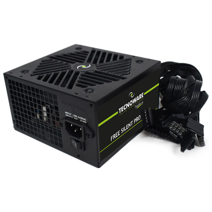 Tecnoware FAL551FSP12 Free Silent PRO Alimentatore PC ATX 550W PFC Attivo 4 SATA 1 PCIe 6+2 pin colore Nero