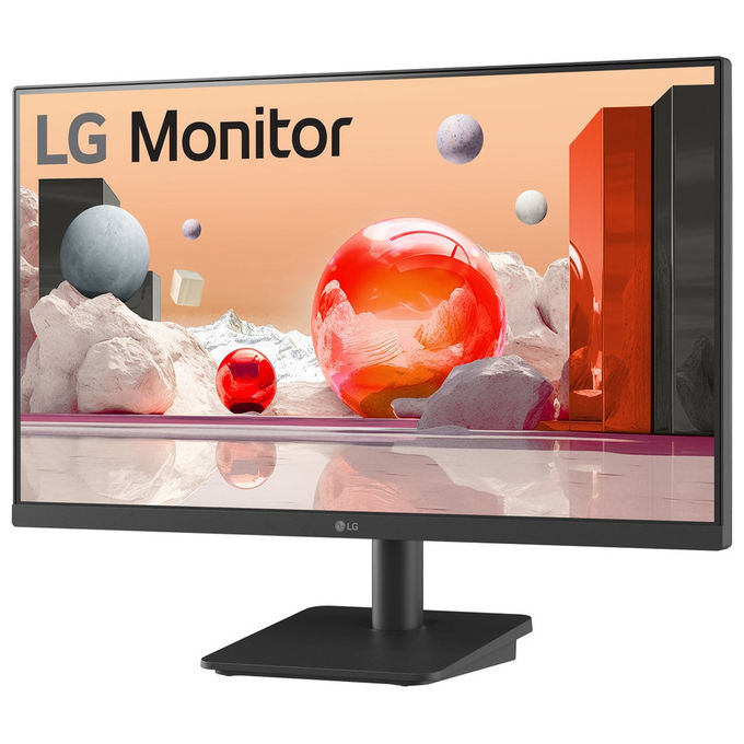 LG 24BA400-B Monitor PC 23.8'' IPS Full HD 1920x1080 100Hz 5ms 2x HDMI Altoparlanti Flicker Free colore Nero
