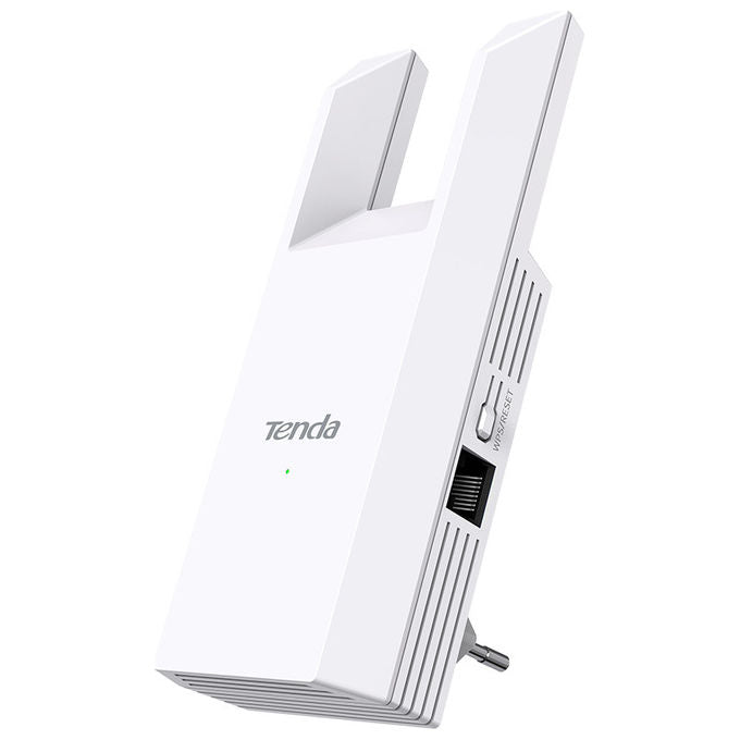 Tenda T10 Ripetitore di rete WiFi Range Extender 300 Mbit-s 2.4 GHz Dual Antenna WPS Porta RJ45 colore Bianco