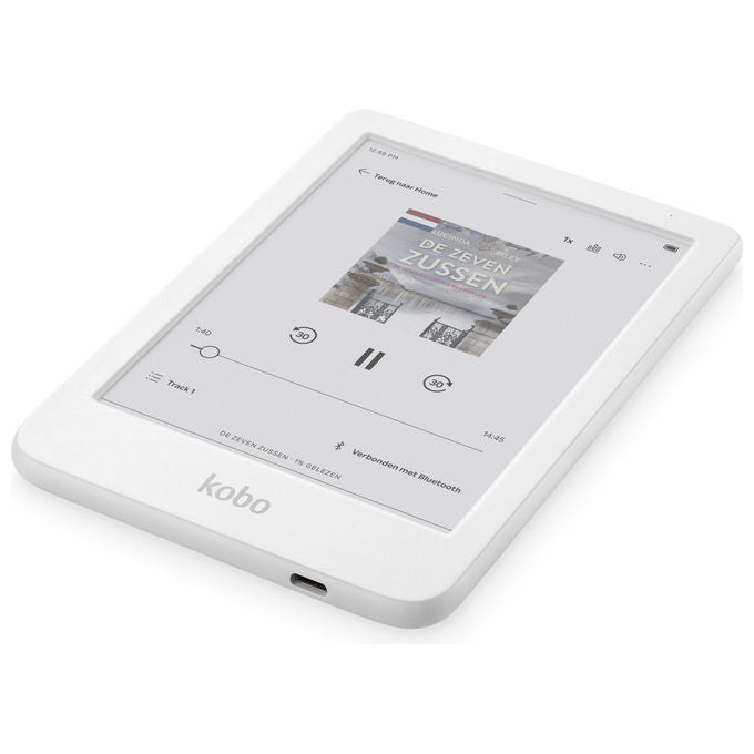 Kobo N367-KU-WH-K-CK Clara Colour eReader Touchscreen 6'' 16 GB Wi-Fi E Ink Kaleido IPX8 colore Bianco