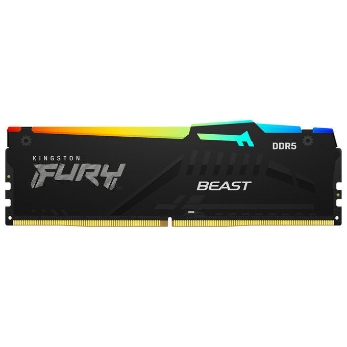 Kingston KF560C30BBEAK2-64 FURY Beast Kit Memoria RAM 64GB DDR5 6000MT-s CL30 288-pin DIMM RGB XMP EXPO colore Nero