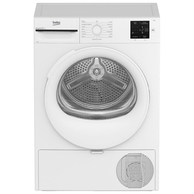 Beko BMT83EW NX Asciugatrice Pompa di Calore 8 Kg Classe D AquaWave EcoGentle 15 Programmi (85x60x55 cm) colore Bianco