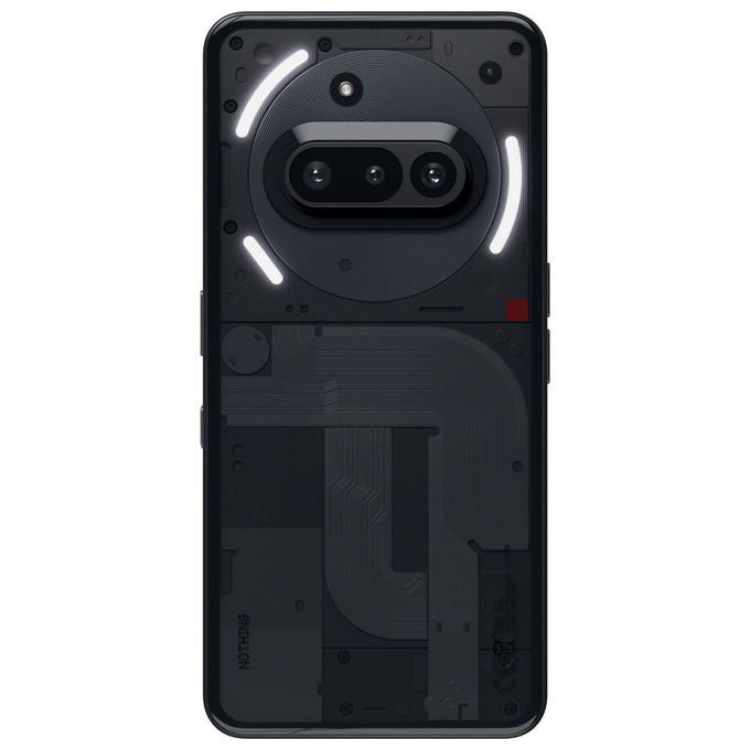 Nothing A059 Phone 3a Smartphone 5G 6.77'' 8GB 128GB Dual SIM Snapdragon 7s Gen 3 Tripla Camera 50MP Batteria 5000mAh colore Nero