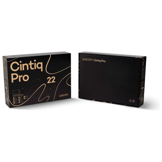 Wacom DTH227K0B Cintiq Pro 22 Tavoletta Grafica 21.5'' 4K UHD Touch Pro Pen 3 8192 livelli di pressione colore Nero