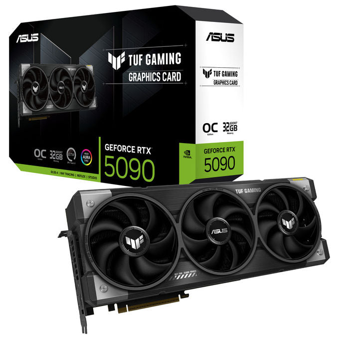 Asus TUF-RTX5090-O32G-GAMING TUF Gaming Scheda Grafica NVIDIA GeForce RTX 5090 32 GB GDDR7 512 bit PCIe 5.0 2550 MHz DLSS 4 colore Nero