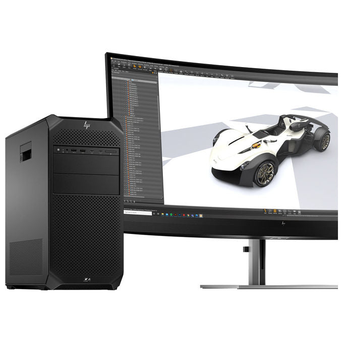 HP 82G24ET Z4 G5 Workstation Tower AI Intel Xeon W3-2425 32 GB DDR5 1 TB SSD Windows 11 Pro Wolf Pro Security colore Nero