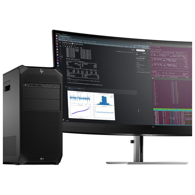 HP 82G24ET Z4 G5 Workstation Tower AI Intel Xeon W3-2425 32 GB DDR5 1 TB SSD Windows 11 Pro Wolf Pro Security colore Nero