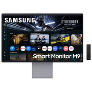 Samsung LS32FM900SUXEN Smart Monitor M9 32'' 4K QD-OLED 165Hz HDR True Black 400 AMD FreeSync Premium Pro colore Argento