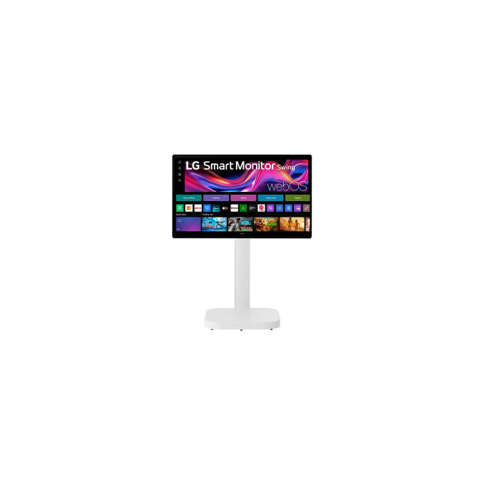 LG 32U889SA-W.AEU Swing Monitor Smart 31.5'' 4K UHD IPS Touch webOS 24 Base con Rotelle Wi-Fi Bluetooth Speaker 10W colore Bianco