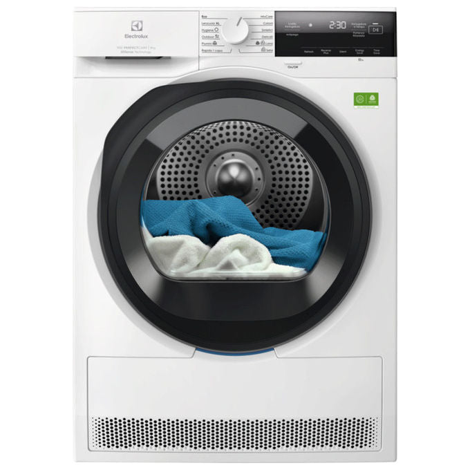 Electrolux EW9H39A PerfectCare 900 Asciugatrice Pompa di Calore 9 Kg Classe A Inverter 60 dB (85x59,6x63,6 cm) colore Bianco