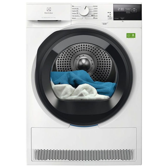 Electrolux EW7H28B 700 DelicateCare Asciugatrice Pompa di Calore 8 Kg Classe B Inverter 63 dB (85x59,6x63,6 cm) colore Bianco