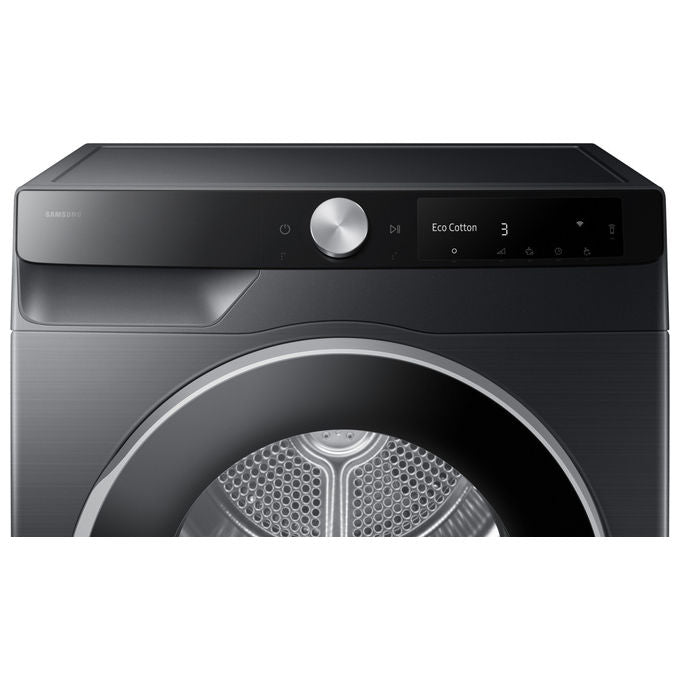 Samsung DV90DG6845LB Series 6 Asciugatrice Pompa di Calore 9 Kg Classe A Wi-Fi SmartThings Super Speed (85x60x60 cm) colore Nero