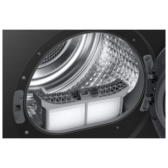 Samsung DV90DG6845LB Series 6 Asciugatrice Pompa di Calore 9 Kg Classe A Wi-Fi SmartThings Super Speed (85x60x60 cm) colore Nero