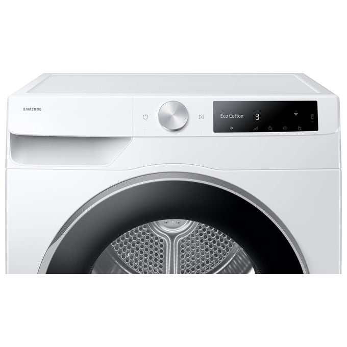 Samsung DV90DG6845LE Series 6 Asciugatrice Pompa di Calore 9 Kg Classe A WiFi OptimalDry AI Dry+ (85x60x60 cm) colore Bianco