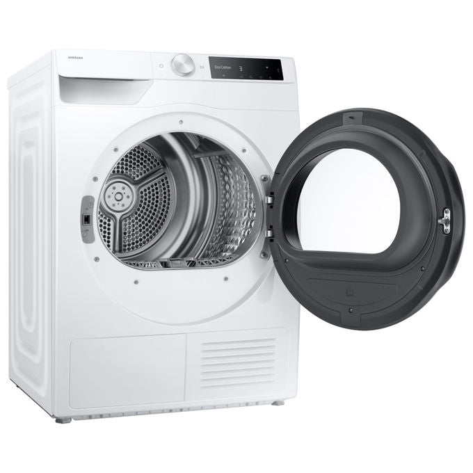 Samsung DV90DG6845LE Series 6 Asciugatrice Pompa di Calore 9 Kg Classe A WiFi OptimalDry AI Dry+ (85x60x60 cm) colore Bianco