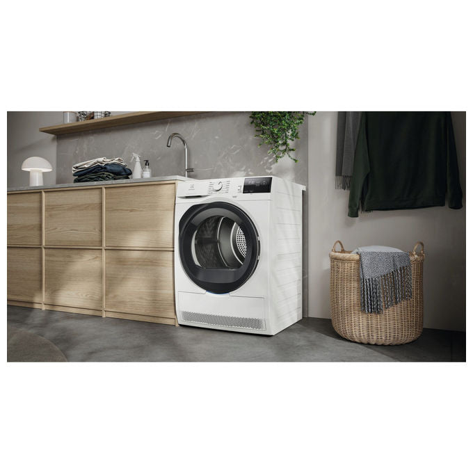 Electrolux EW6H28G Serie 600 GentleCare Asciugatrice Pompa di Calore 8 Kg Classe C Motore Inverter (85x60x64 cm) colore Bianco
