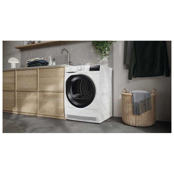 Electrolux EW6H28G Serie 600 GentleCare Asciugatrice Pompa di Calore 8 Kg Classe C Motore Inverter (85x60x64 cm) colore Bianco